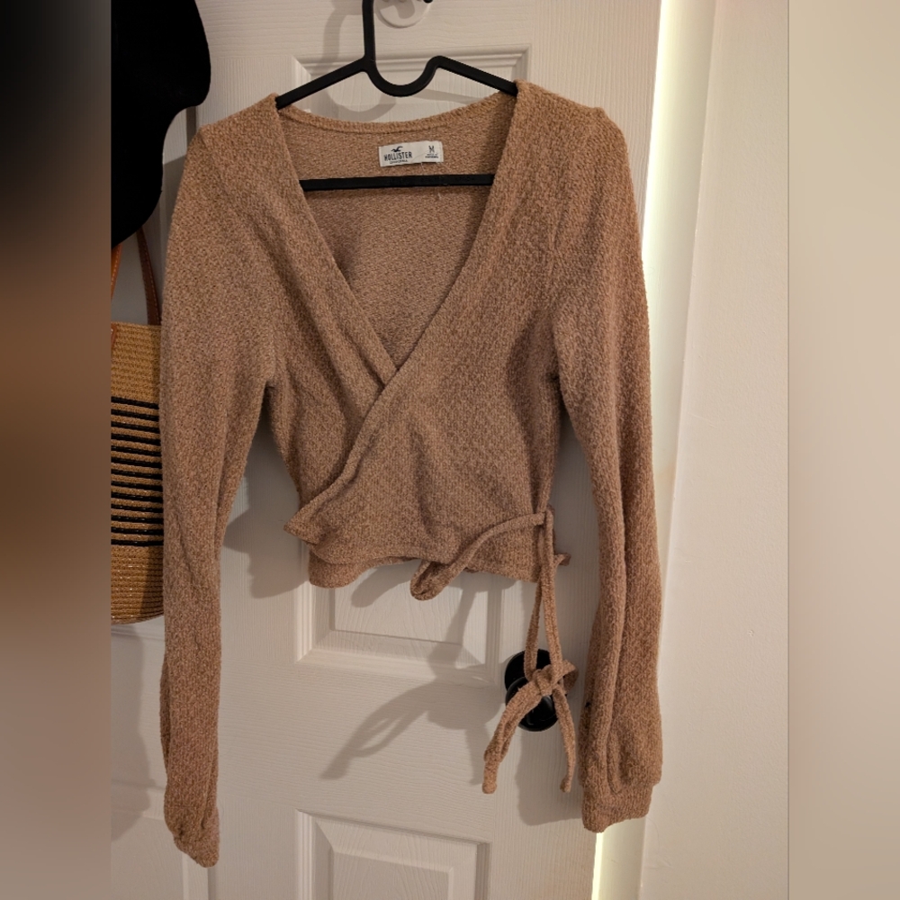 Hollister Women's Wrap Sweater - Camel 2 For $15 Pick Your Bundle